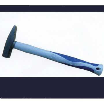 Maschinist Hammer mit blauem Kunststoff-Griff